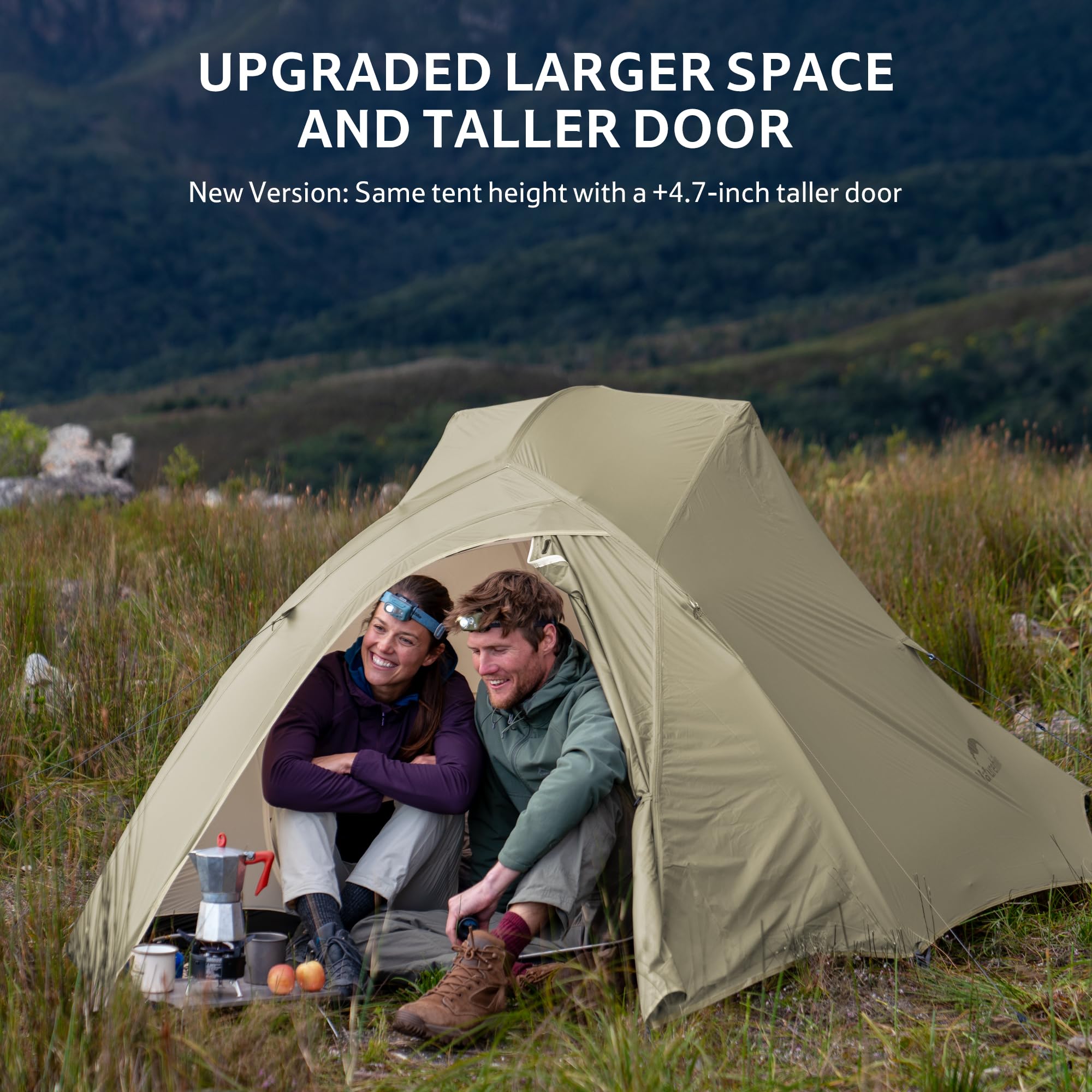 Amazon.co.jp: Naturehike Cloud-Up PRO 3人用 超軽量テント 1.75kg