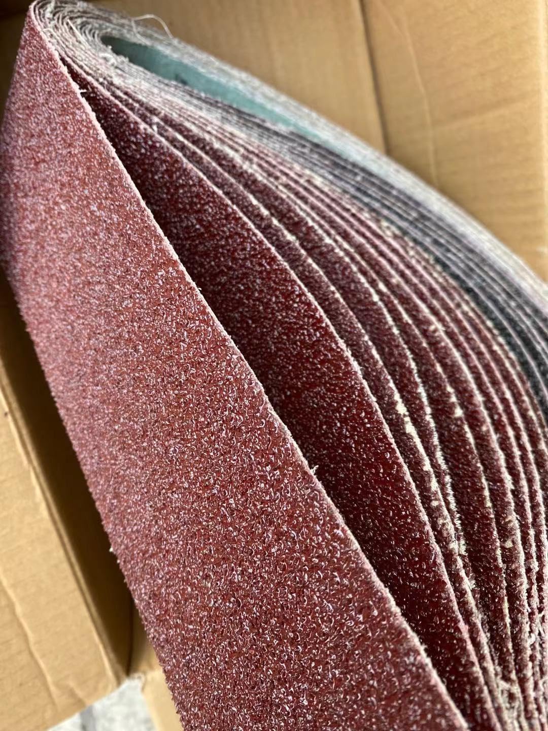 Belt Sander Paper, 10PCS/Set 400x60mm Sanding Belts 24-1000 Grits Wood Soft Metal Polishing Sandpaper Abrasive Bands for Belt Sander Abrasive Tool(24#)
