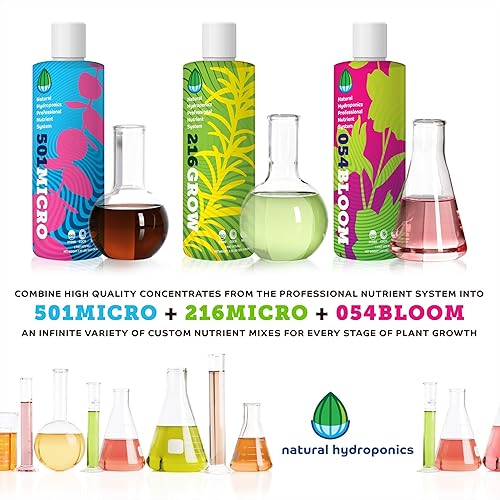 Miniatura 4 de Natural Hydroponics 501MICRO Concentrado de nutrientes para un crecimiento rápido (1 pinta - parte del sistema de nutrientes profesional)