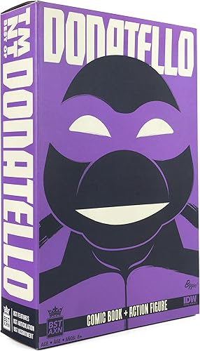 Miniatura 6 de The Loyal Subjects Teenage Mutant Ninja Turtles Best of Donatello - Juego de figuras de acción de 100 páginas IDW y Donatello BST AXN de 5 pulgadas