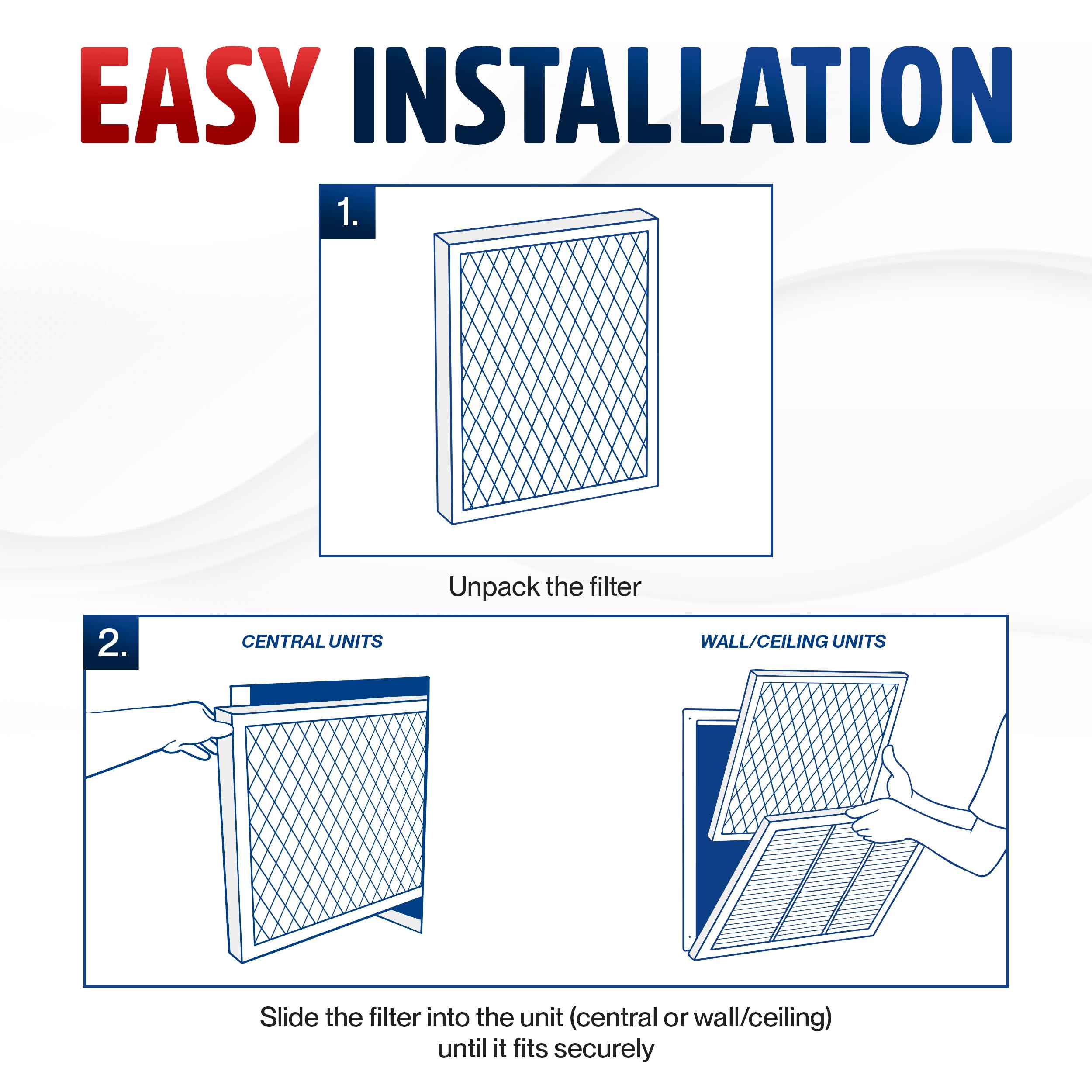 LifeSupplyUSA - Filtro aria elettrostatico in alluminio (12 x 20 x 1), filtro aria condizionata lavabile per HVAC centrale, MERV 8, risparmio energetico, facile da pulire, durevole (confezione da 1)