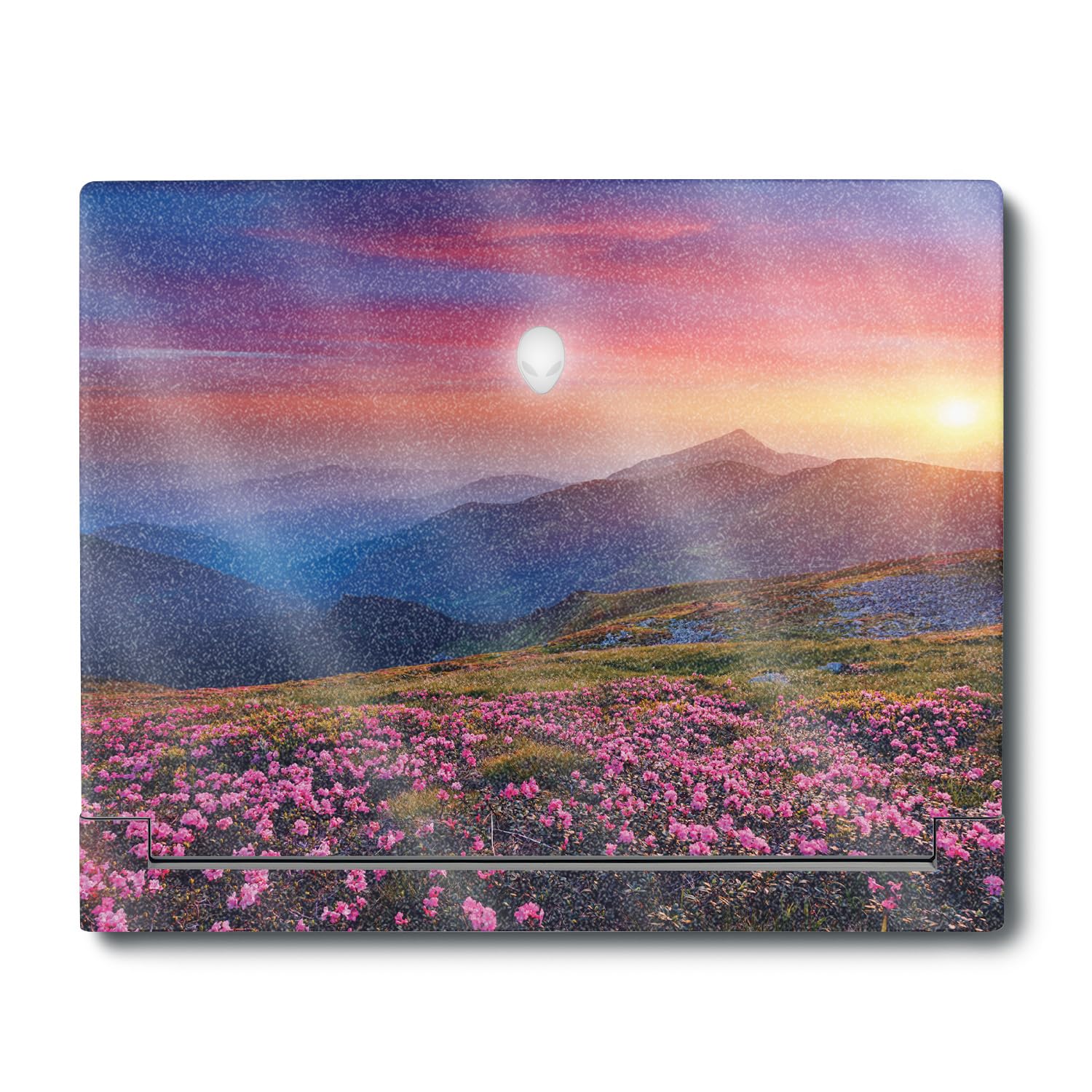MightySkins Glossy Glitter Skin Compatible With Alienware X16 R1 (2023) Full Wrap Kit - Field Of Color | Protective, Durable High-Gloss Glitter Finish | Easy To Apply &amp; Change Styles | Made in the USA