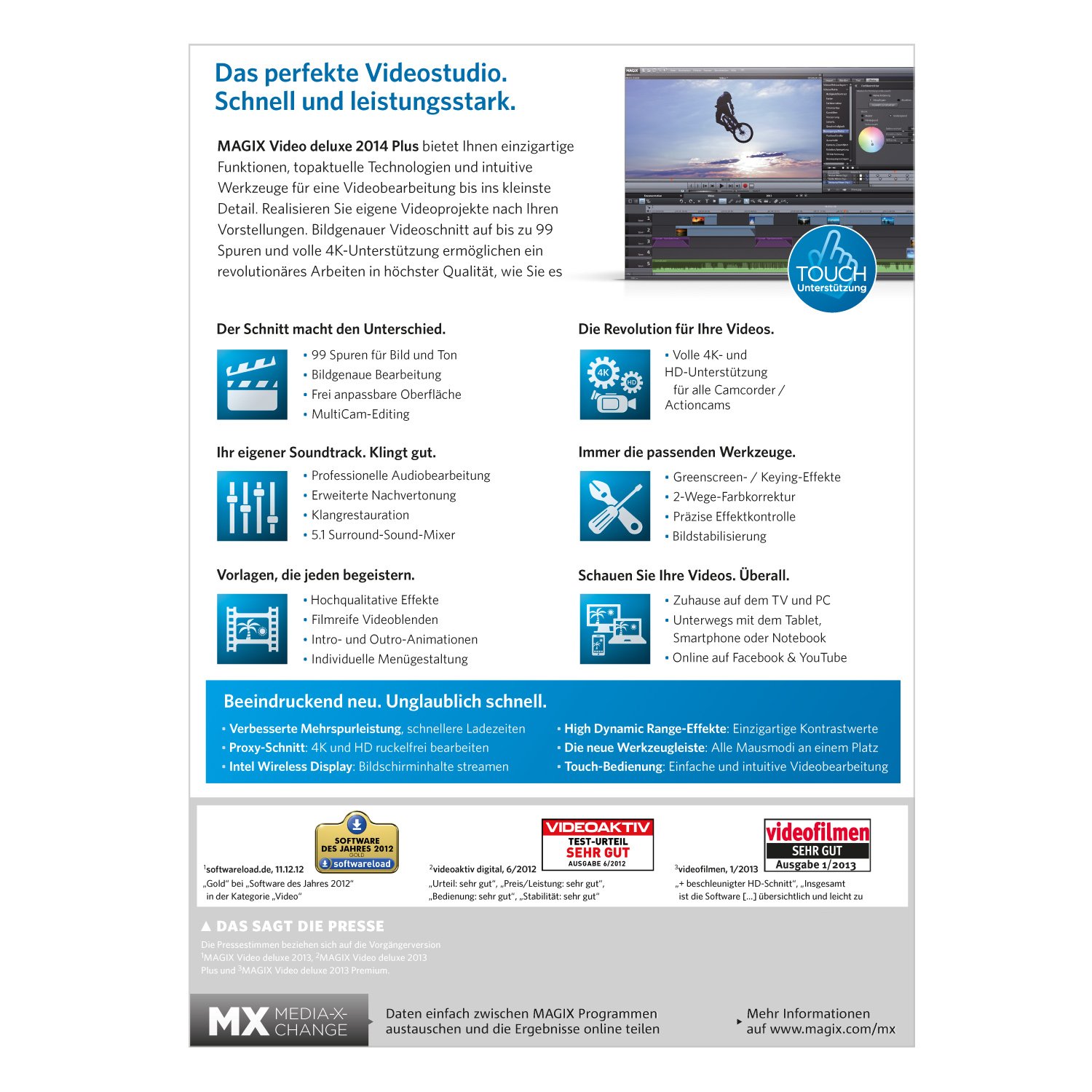 MAGIX Video deluxe 2014 Plus [Download]