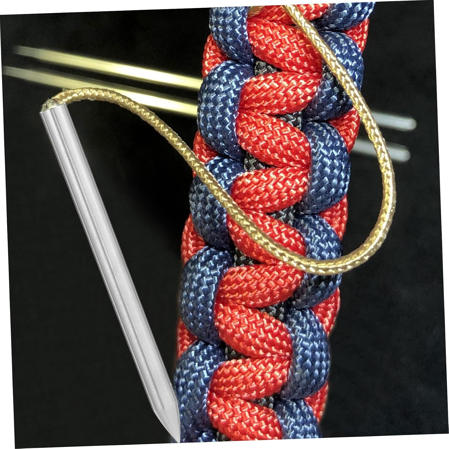 Anneome Lacing Needles Set Tool for Weaving Leathercraft and Bracelet Making Versatile Stitching and Lacing Tools for Craft Enthusiasts