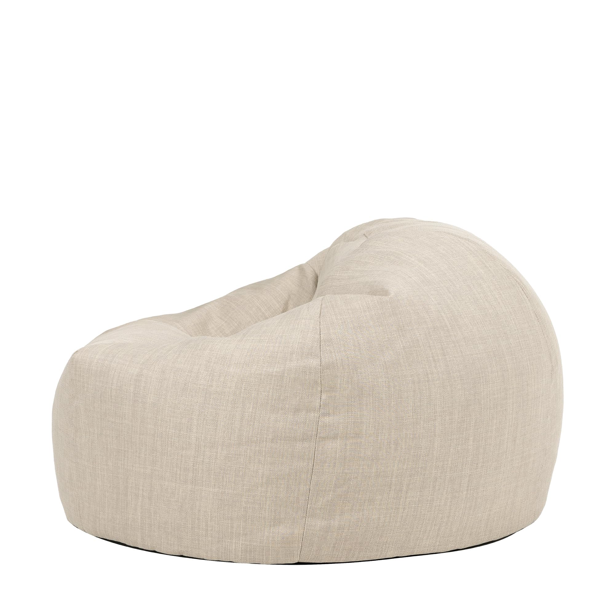 icon Classico Pouf de Esterno, Beige, Poltrona Sacco con Riempimento Incluso, Tessuto Resistente All'acqua, Pouf Sacco, Sedia de Gardino, Mobili da Gardino, Terrazza