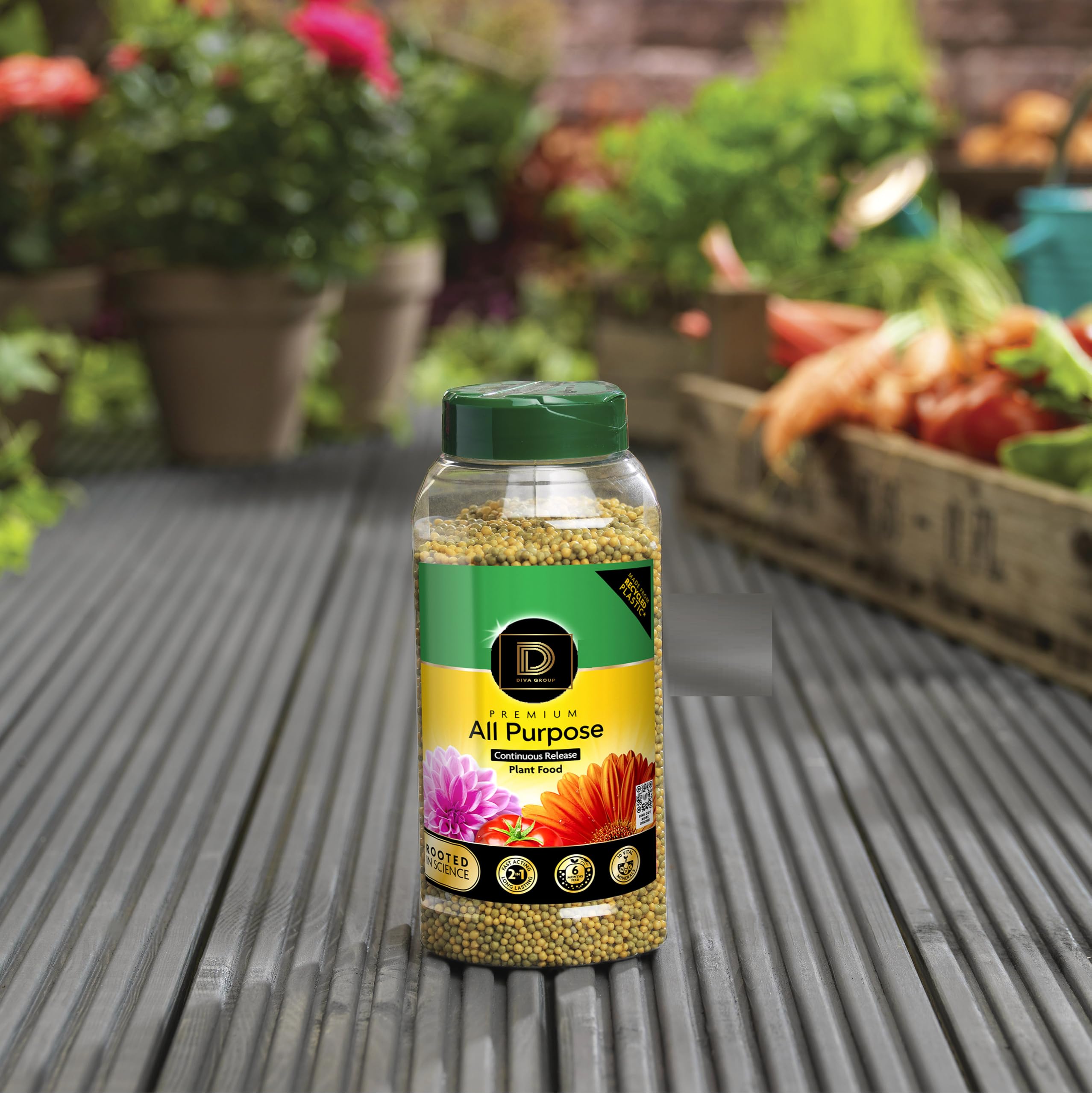 900g All Purpose Continuous Release Plant Food Slow Release Granular Fertiliser for Indoor and Outdoor Plants