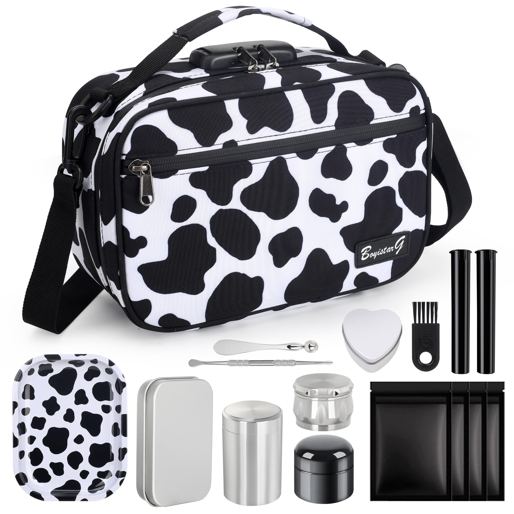 BOYISTARG Large Storage Bag Combination Lock Money Organizer Travel Storage Case Medicine Lock Bag Storage Container Set Travel Case Great Christmas