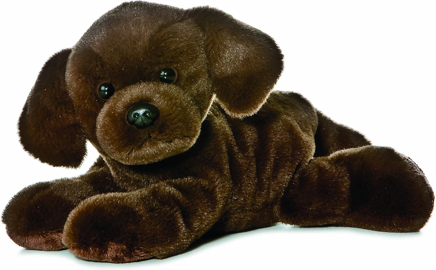 Aurora Mundiales 31257 - Peluches - Mini Flopsie - Lil Lucky Labrador Chocolate, 8 Pulgadas / 20,5 cm