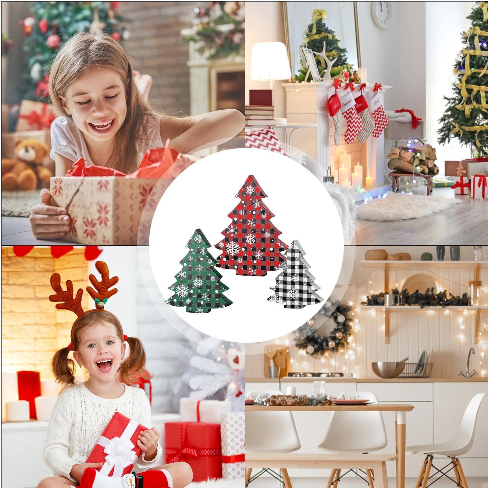 Amazon.co.jp: 小さなクリスマスツリー、クリスマステーブルセンター