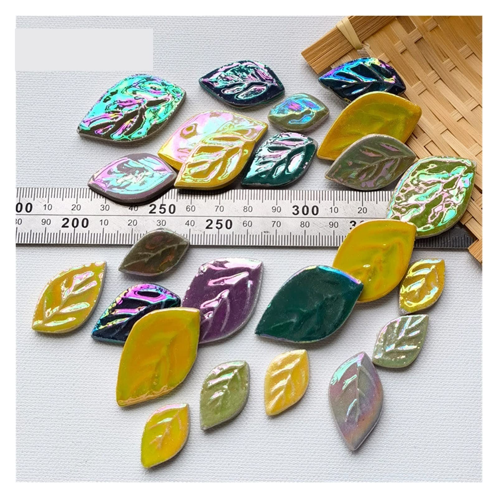 100g 200gDIY Ceramiczne Mozaiki Fragmenty Kształtu Nieregularne Darmowe Kamienne Porcelany Kawałki Ręcznie Materiał Kolaż Małe Płytki,Płytki mozaikowe(100g 12)