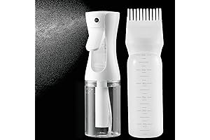 Hair Spray Comb Applicator Bottle for Professional Salon Results