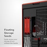 HYTE Y70 - Case da gioco ATX in vetro temperato panoramico a doppia camera con design moderno, con cavo riser PCIE 4.0 incluso, rosso (CS-HYTE-Y70-BR) - 7