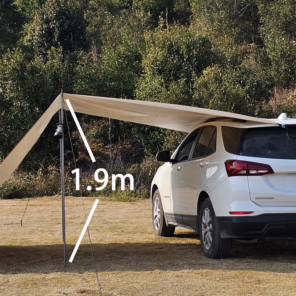 Tendalino Camper Impermeabile 3x5 Tenda da Sole per Auto e SUV