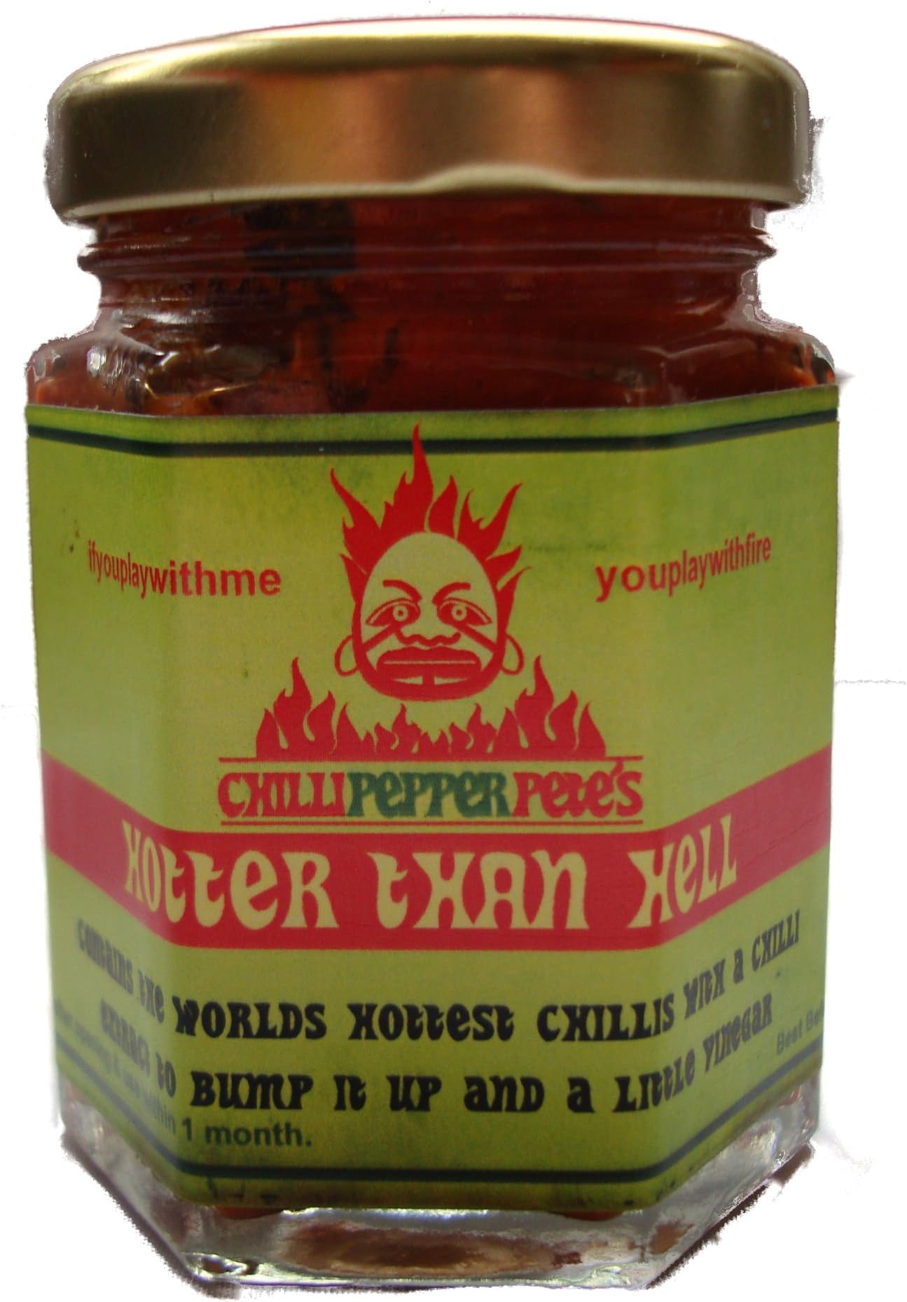 Chilli Pepper Pete's Hotter Than Hell Chilli Paste - 55ml