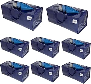 VENO Set Da 6 Borse Da Trasloco Extra-large Resistenti Con Cinghie Da - Foto 4