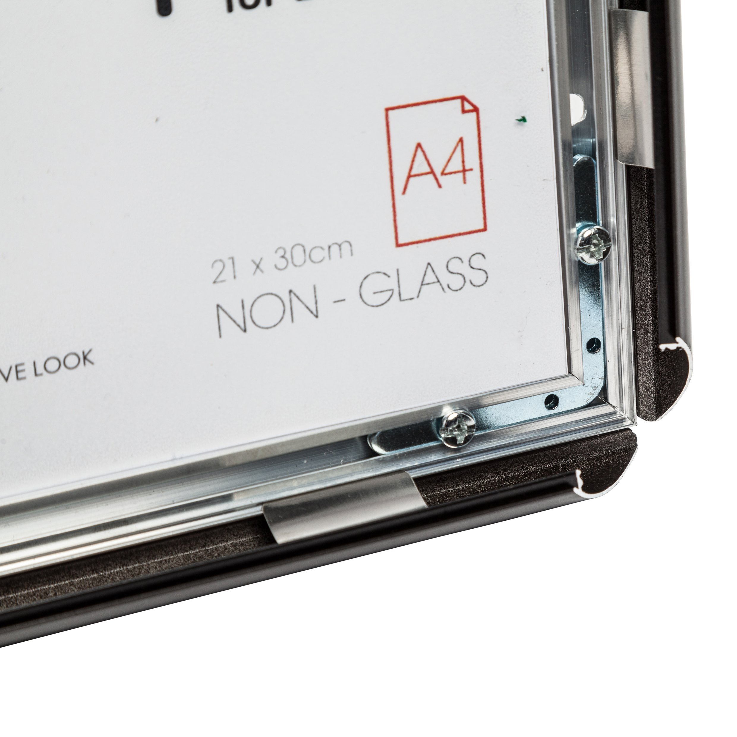 Hampton Frames | Cornice fotografica A4, argento, alluminio, 21x29