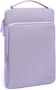 HYZUO 15-16 Inch Laptop Bag Sleeve for MacBook Pro 16 M5 M4 M3 M2 M1 Pro/Max A3428 A3429 2026-2019, 15" Surface Book, Notebook Case for 15" 15.6" Dell HP Lenovo Asus Acer Samsung, Lilac Purple