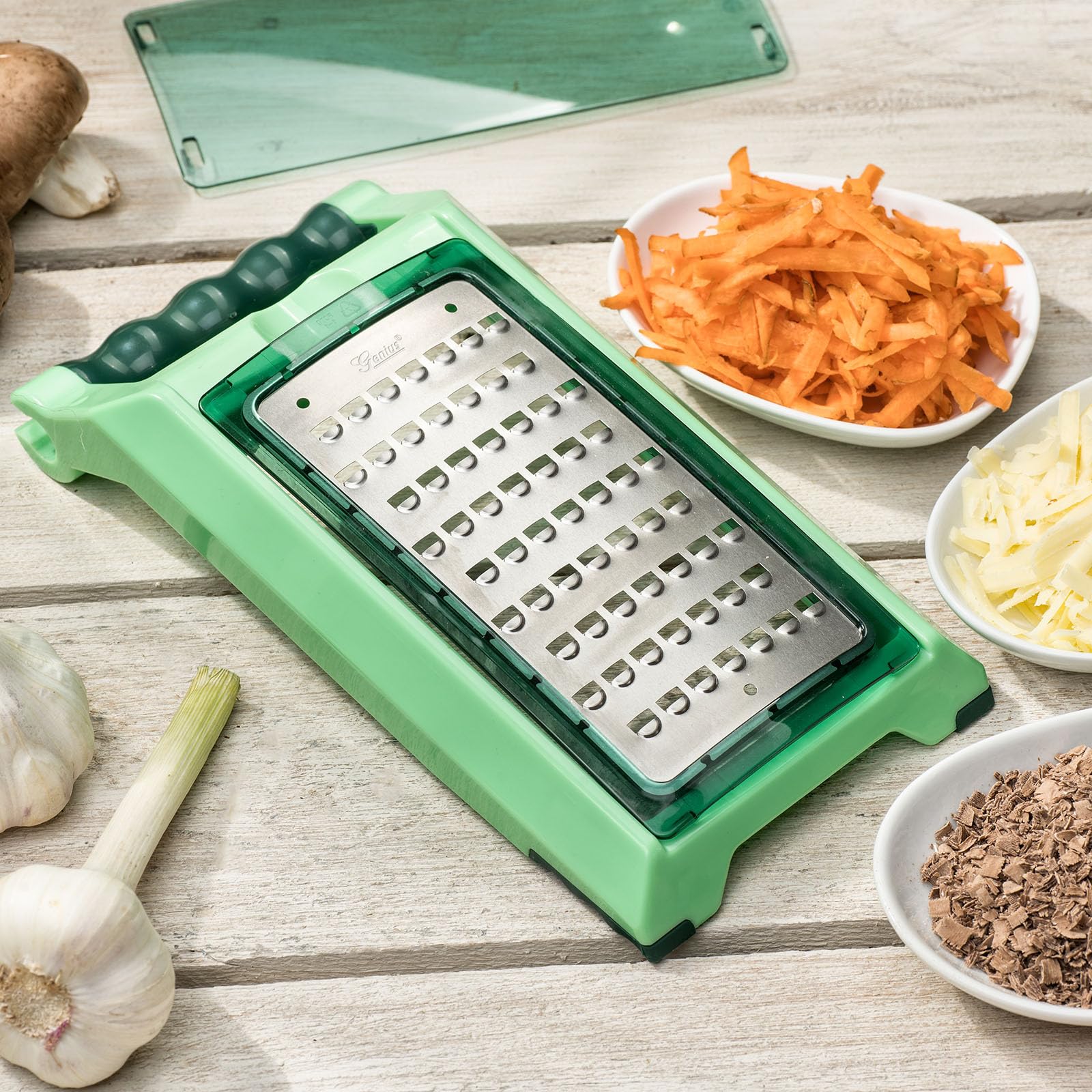 NICER DICER DICERCHEF01 La nueva versión Chef para aún más diversión cocinando sana y rápidamente, color verde