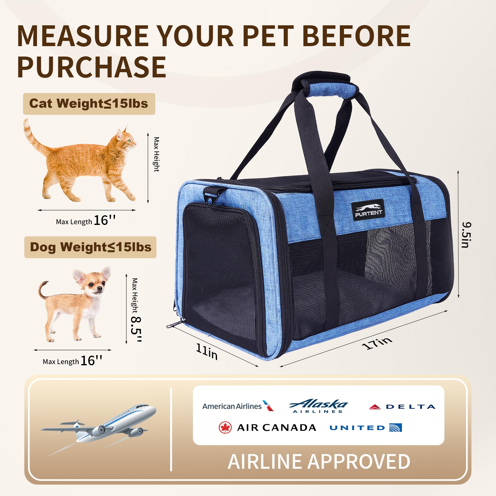 American Airlines Tsa Approved Cat Carrier Pet Friendly In Cabin