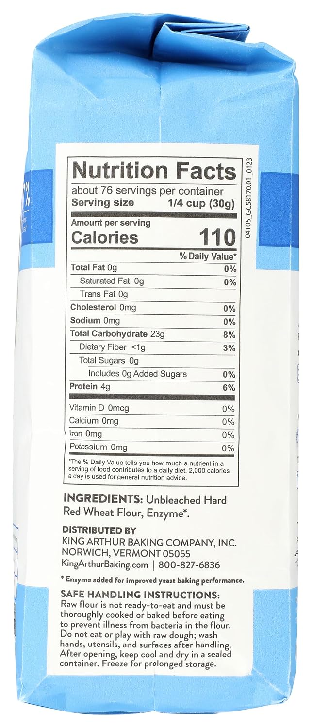 King Arthur Bread Flour, Unbleached, 5 lb (Pack of 1) image 3