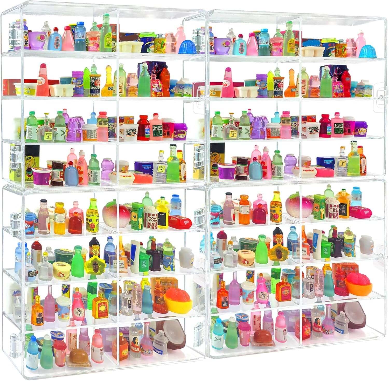 Photo 1 of Hlimior Mini Brands Display Case 4 Pack