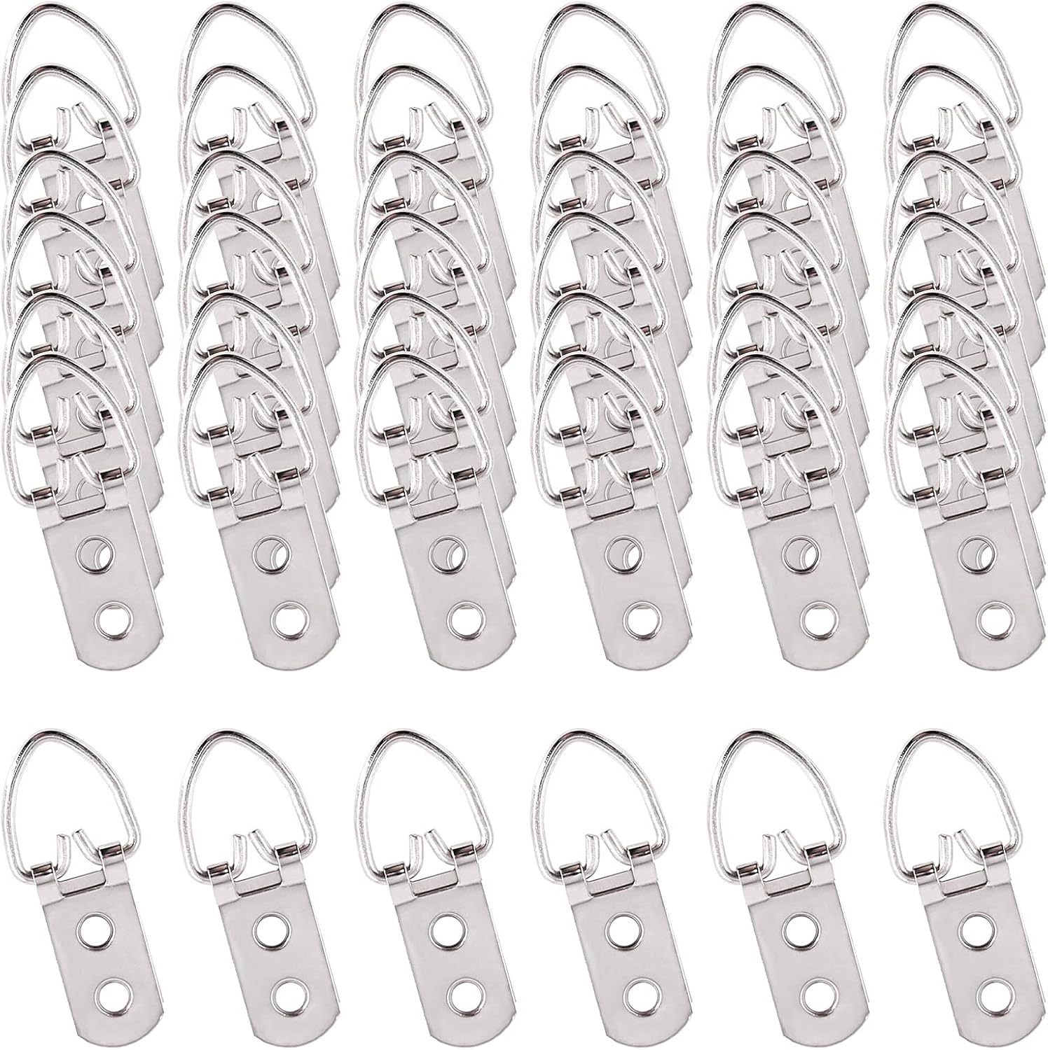 Wokape Lot De 60 Supports D'étagère En L En Acier Revêtu Noir 1/4" Avec