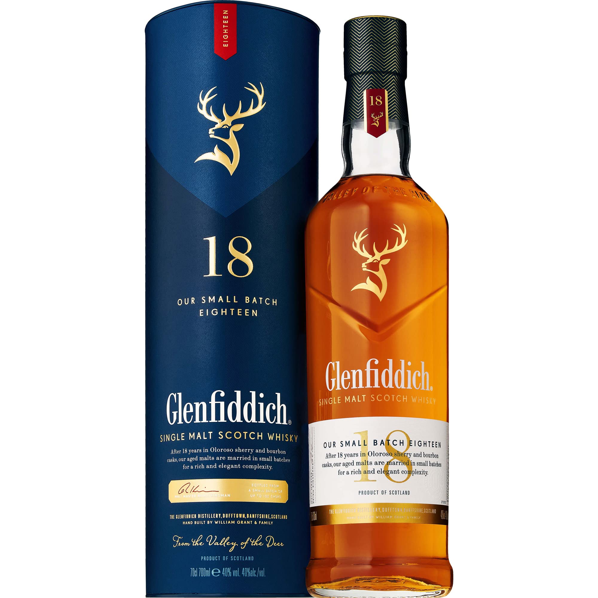 Amazon.co.jp: GLENFIDDICH(グレンフィディック) 18年 スモールバッチ  
