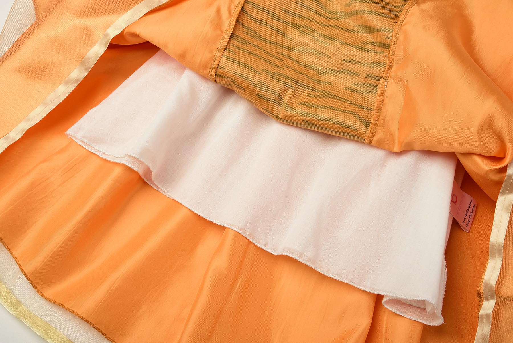 ReliBeauty Disfraz Tigre Niña Traje Tigresa Vestido de Animales con Cola Orejas y Manguitos Carnaval Halloween
