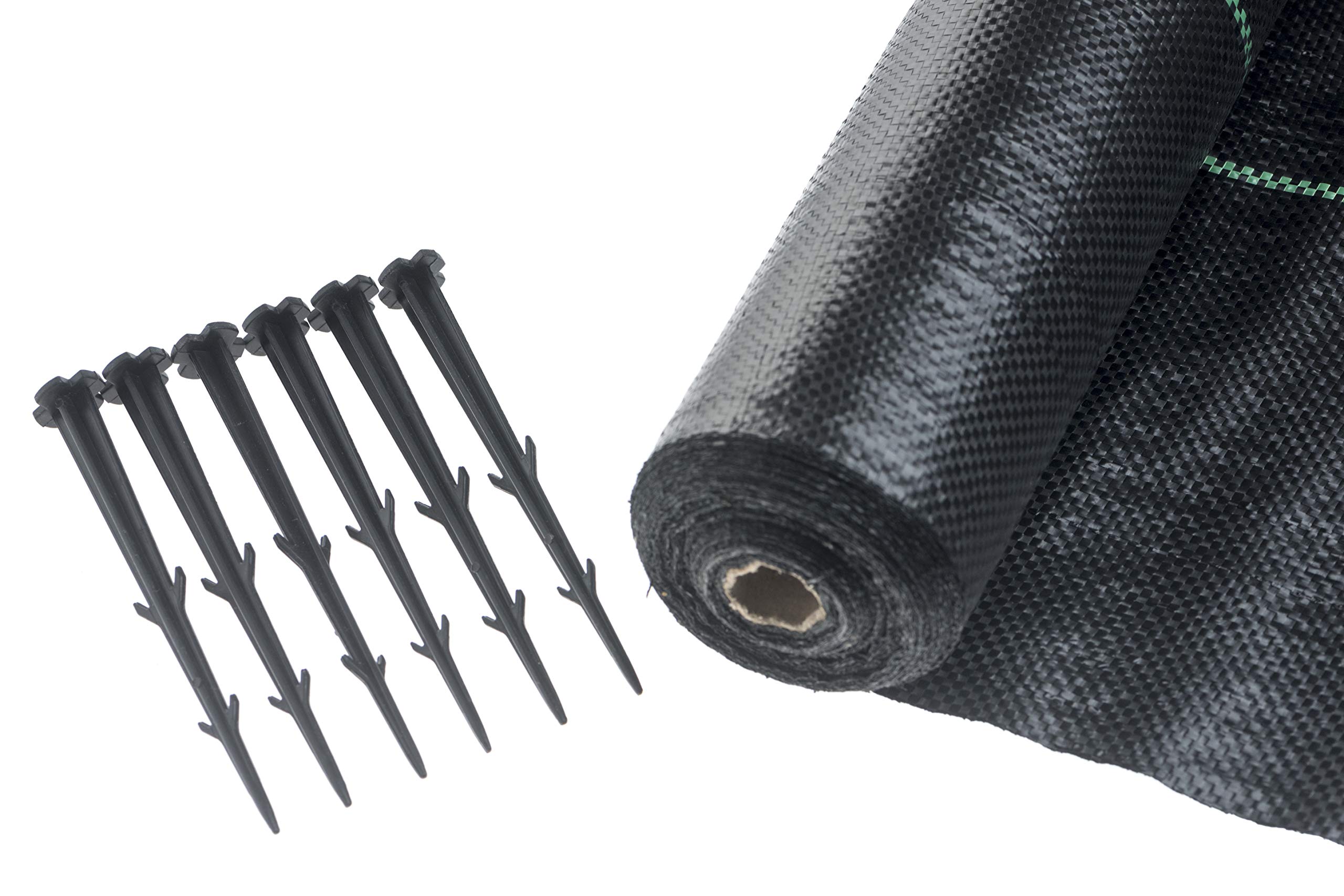 Buy Brackit Weed Membrane Roll and Peg Set, 1m x 30m, Heavy Duty 100gsm