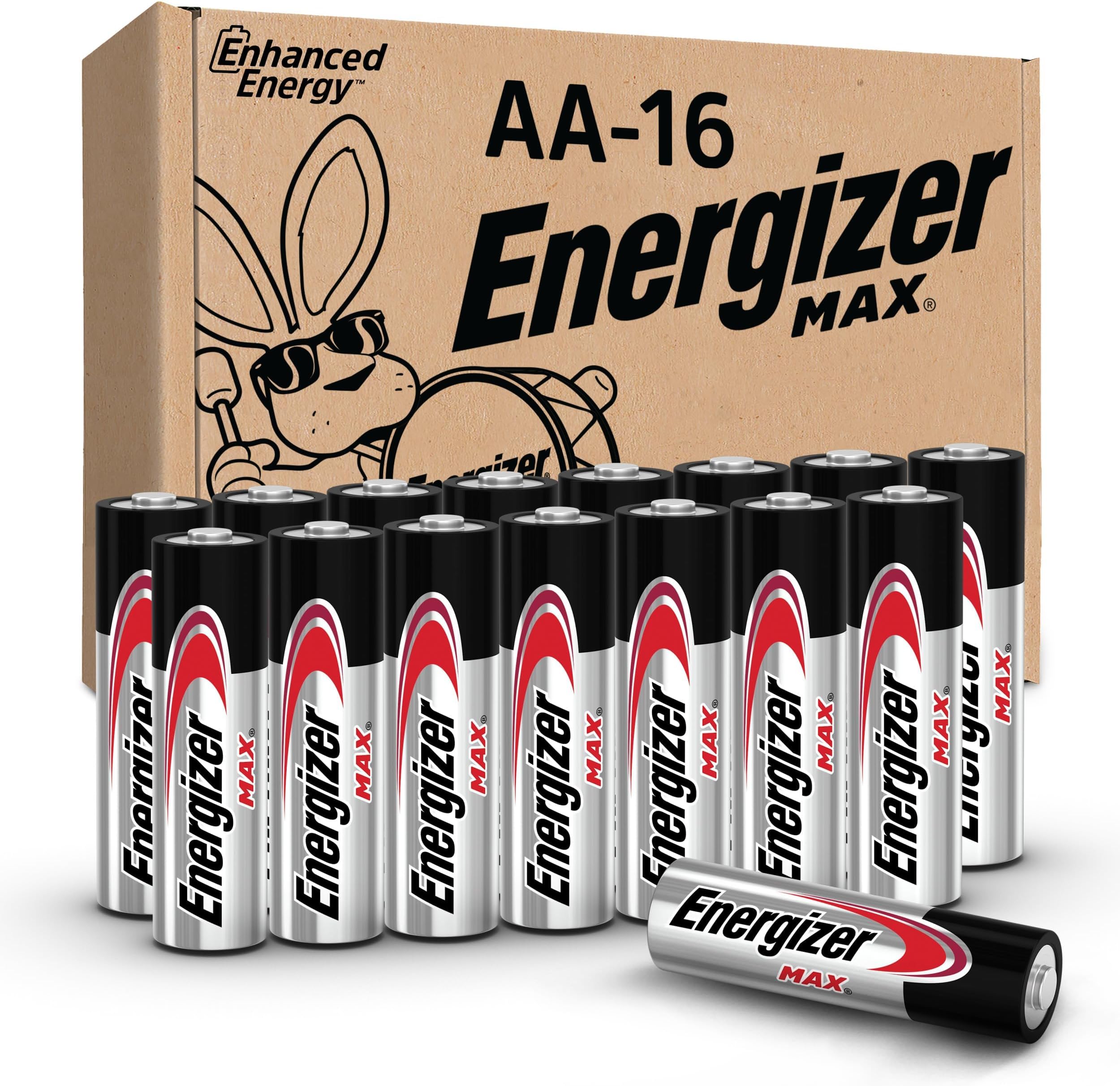 Energizer MAX AA Batteries (192 Pack), Double A Alkaline Batteries