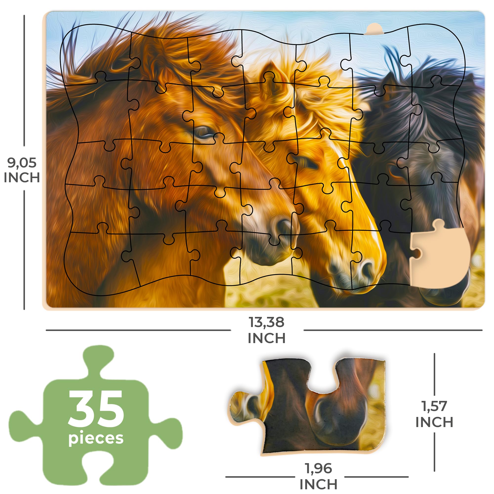 QUOKKA 13 Piece Magnetic Puzzles for Adults, 3 Set Dementia Puzzles for Elderly, Large Piece Activities Products for Seniors - Image 2