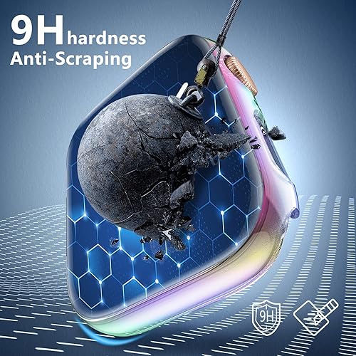 Miniatura 4 de GEAK Compatible con Apple Watch Case de 1.496 pulgadas, protector de pantalla de Apple Watch de 1.496 pulgadas, cobertura completa, cubierta