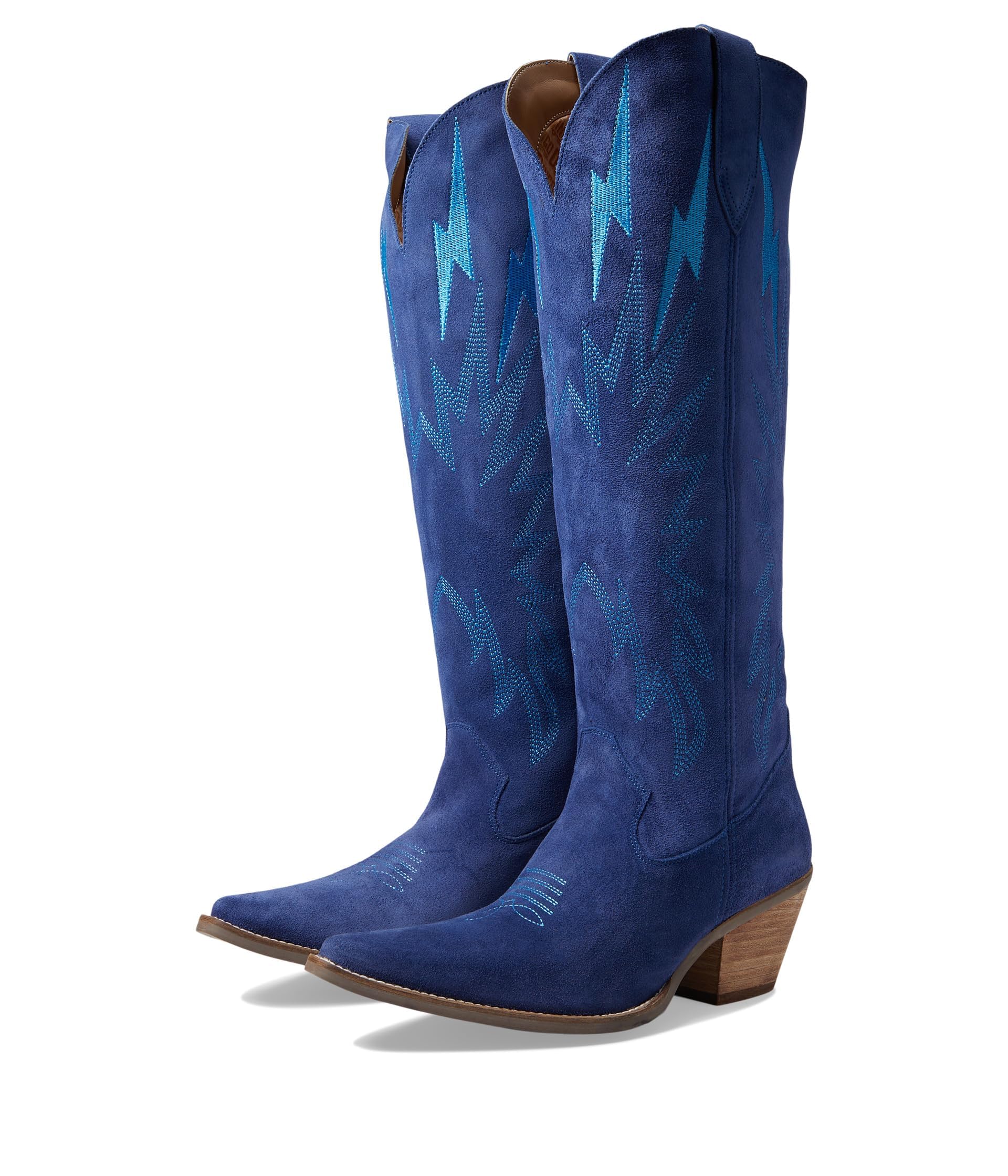 Dingo Womens Thunder Road Embroidered Snip Toe Casual Boots