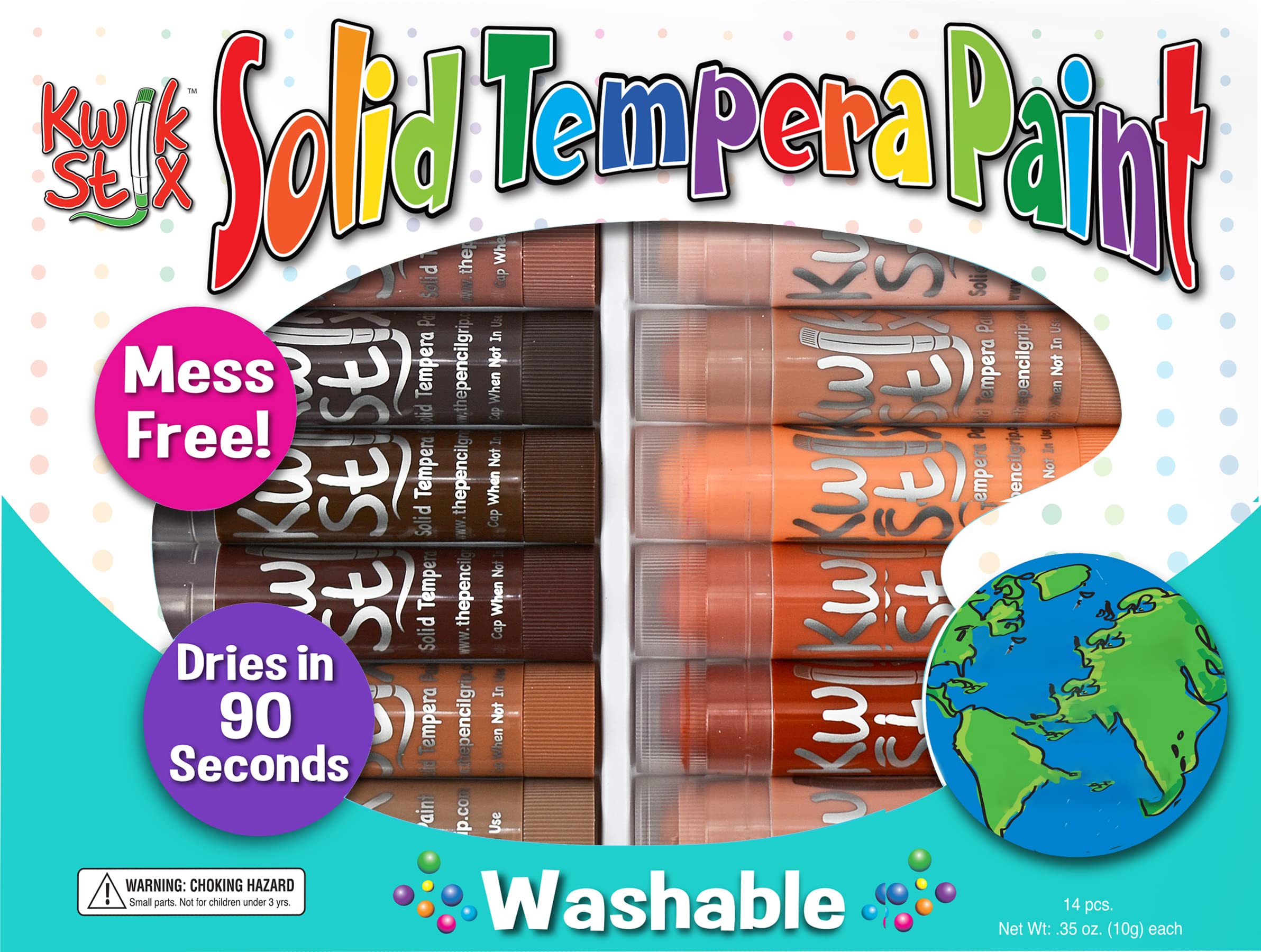 Buy The Pencil Grip Kwik Stix Solid Paint Pens, Tempera Paint Pens
