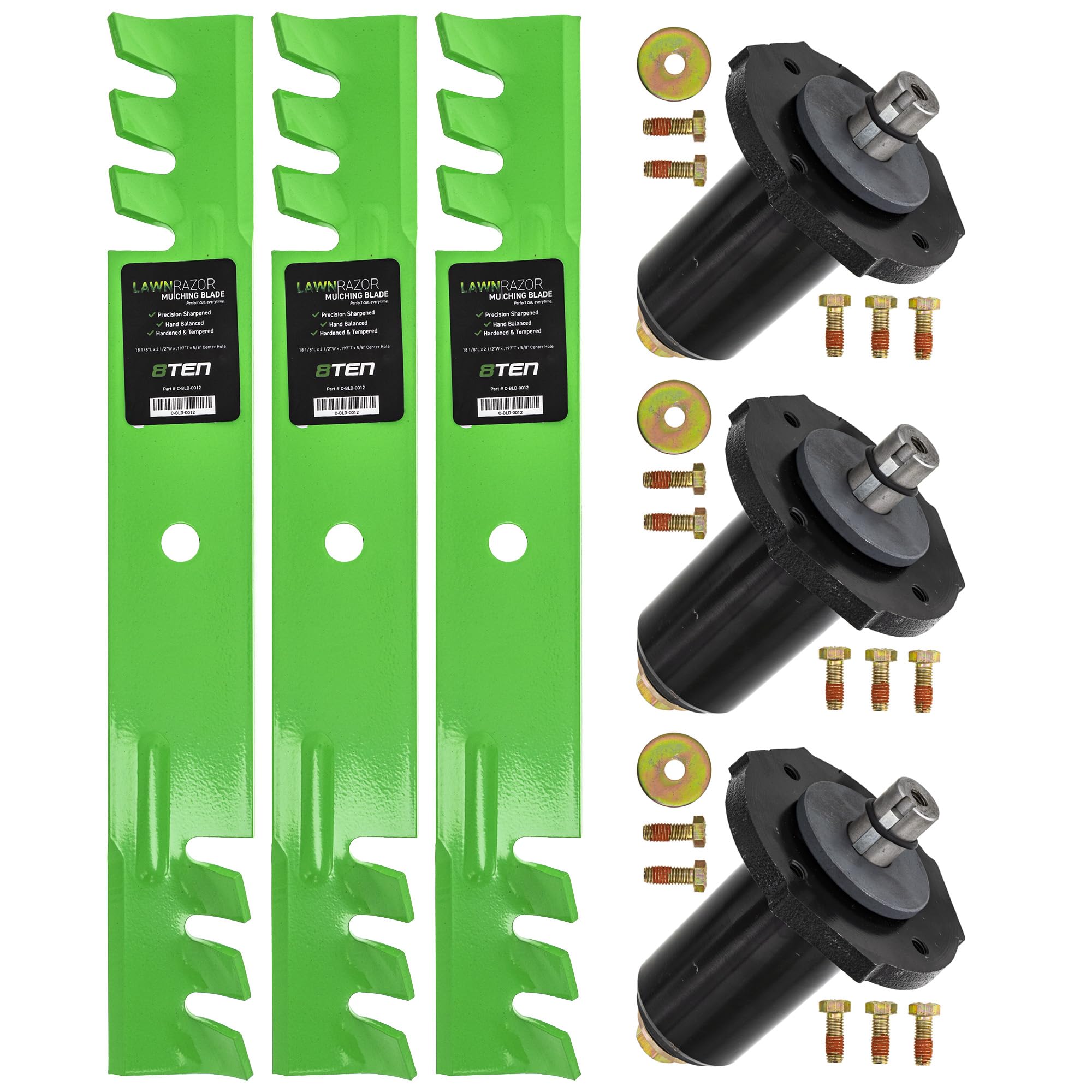 Amazon.com : 8TEN Spindle Toothed Blade Kit for Ariens Gravely 52 Amazon.com : 8TEN Spindle Toothed Blade Kit for Ariens Gravely 52