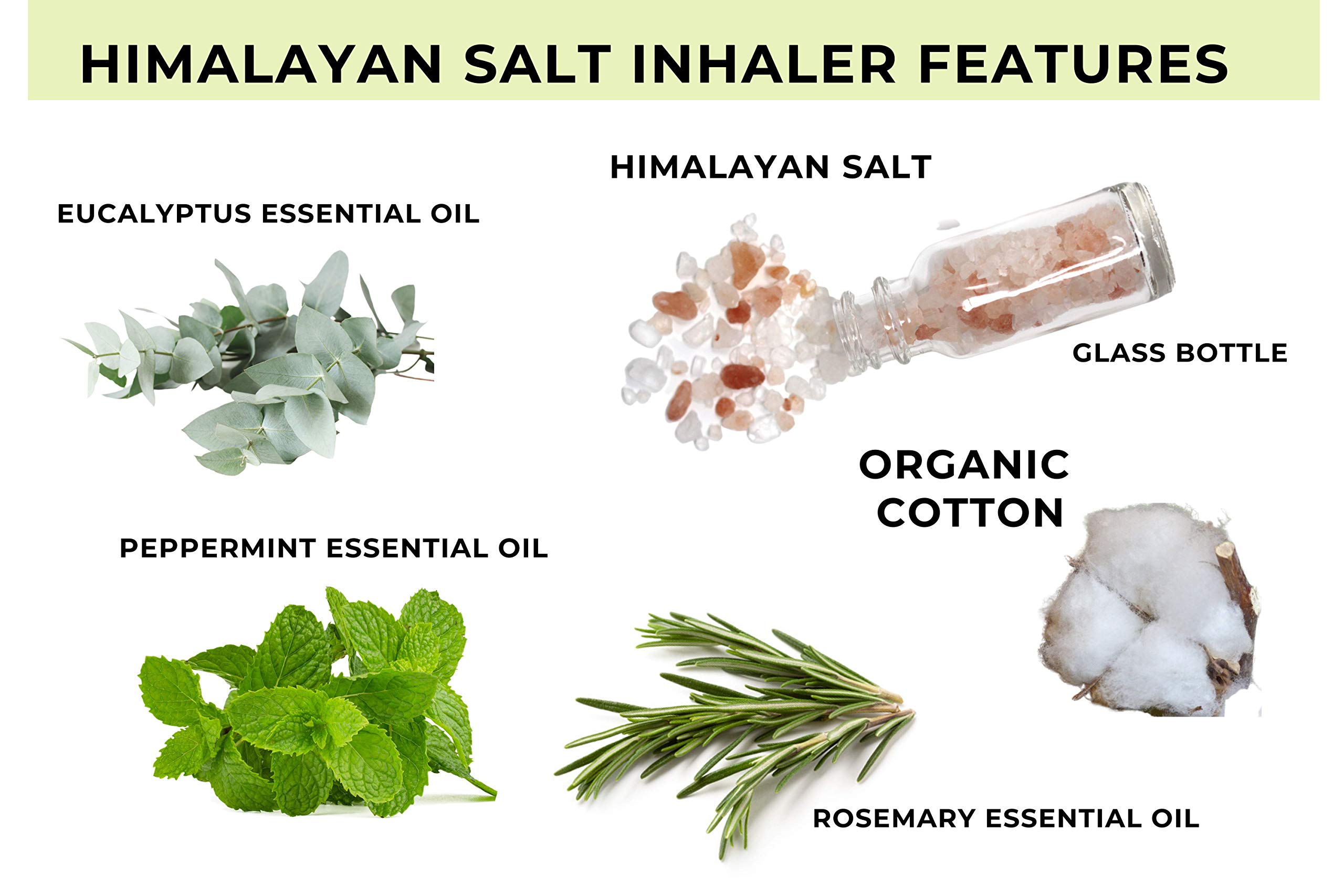 4Elementum Nose Inhaler Stick for Sinus Infection AllNatural