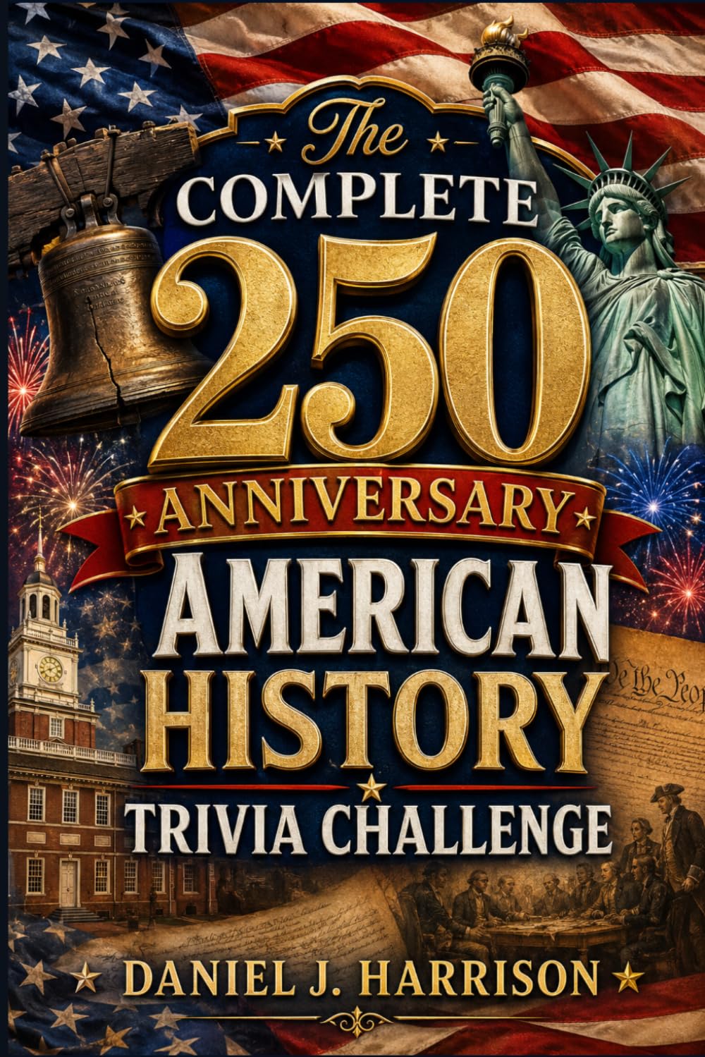 The Complete 250 Anniversary American History Trivia Challenge: A Patriotic 250th-Year Question-and-Answer Quiz Collection to Test Your Knowledge of ... Landmarks, Symbols, and Historic U.S. Moments