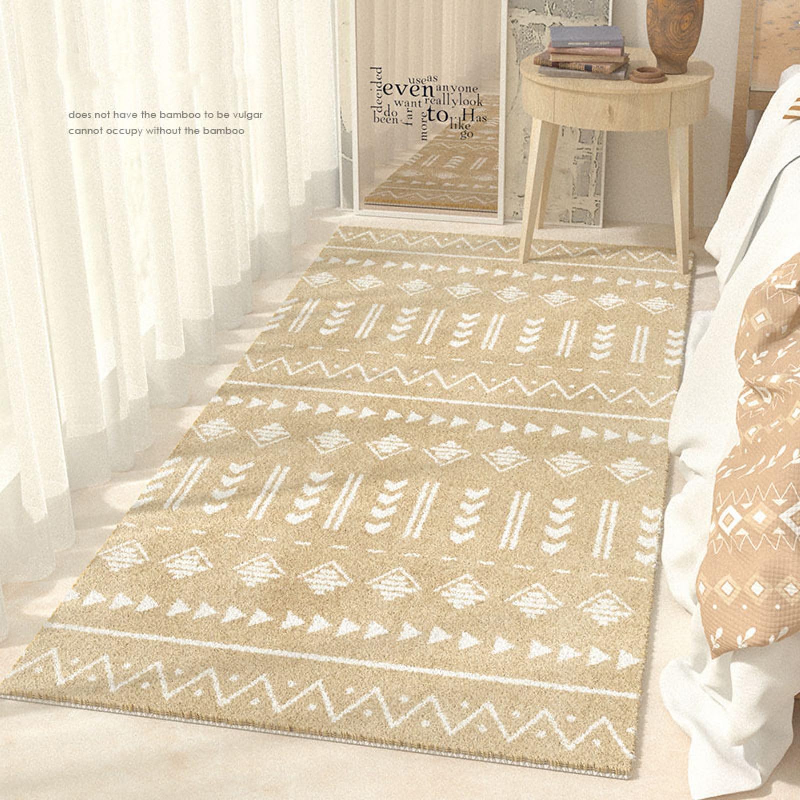 Moquette Le Cachemire luxueux tapis de salon avec impression de chevet