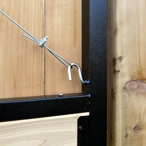 Miniatura 3 de Adjust-A-Gate® AG72LTP-ZR0110 Medium - Kit de puerta de estructura completa resistente a la corrosión de acero, anti caída, de marco completo – Para