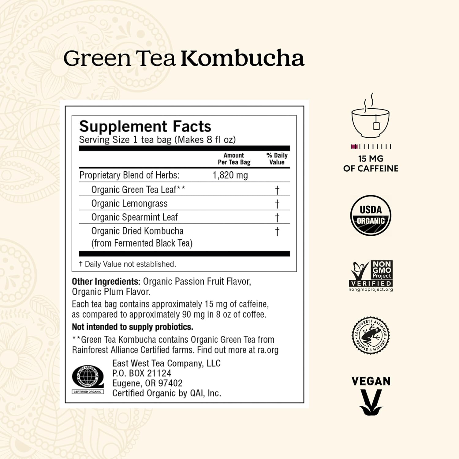 Yogi Tea - Green Tea Variety Pack - 16 Tea Bags Per Pack (4 Pack) - Supports Overall Health & Vitality - Sampler Includes Four Assorted Green Teas - Caffeinated Organic Teas - Image 2