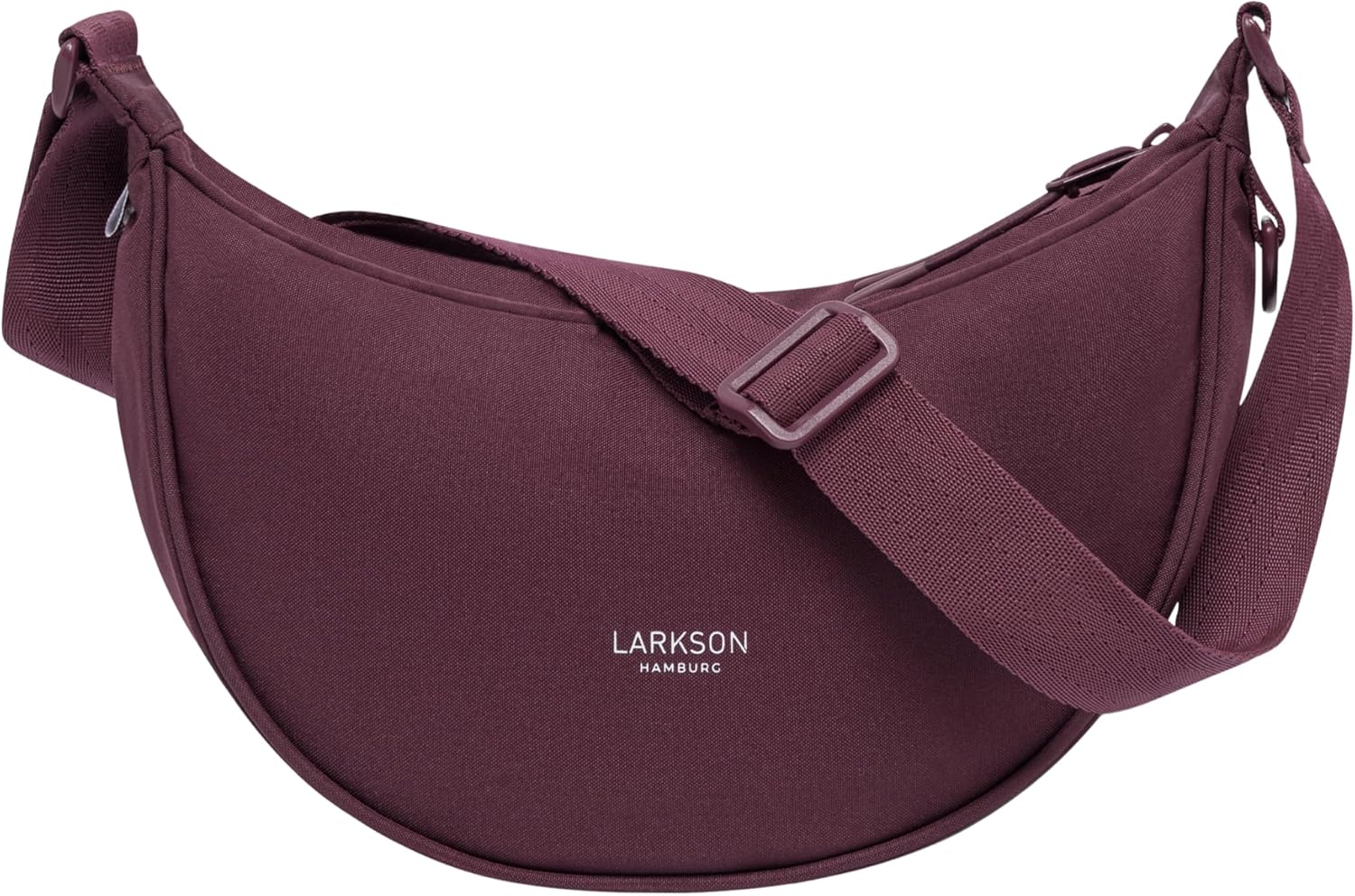 LARKSON Borsa a Tracolla Donna Rosso - Solveig Small - Borsetta Mezzaluna - Borse a Spalla Piccola Elegante e Casual - Regolabile Marsupio alla Moda - Impermeabile