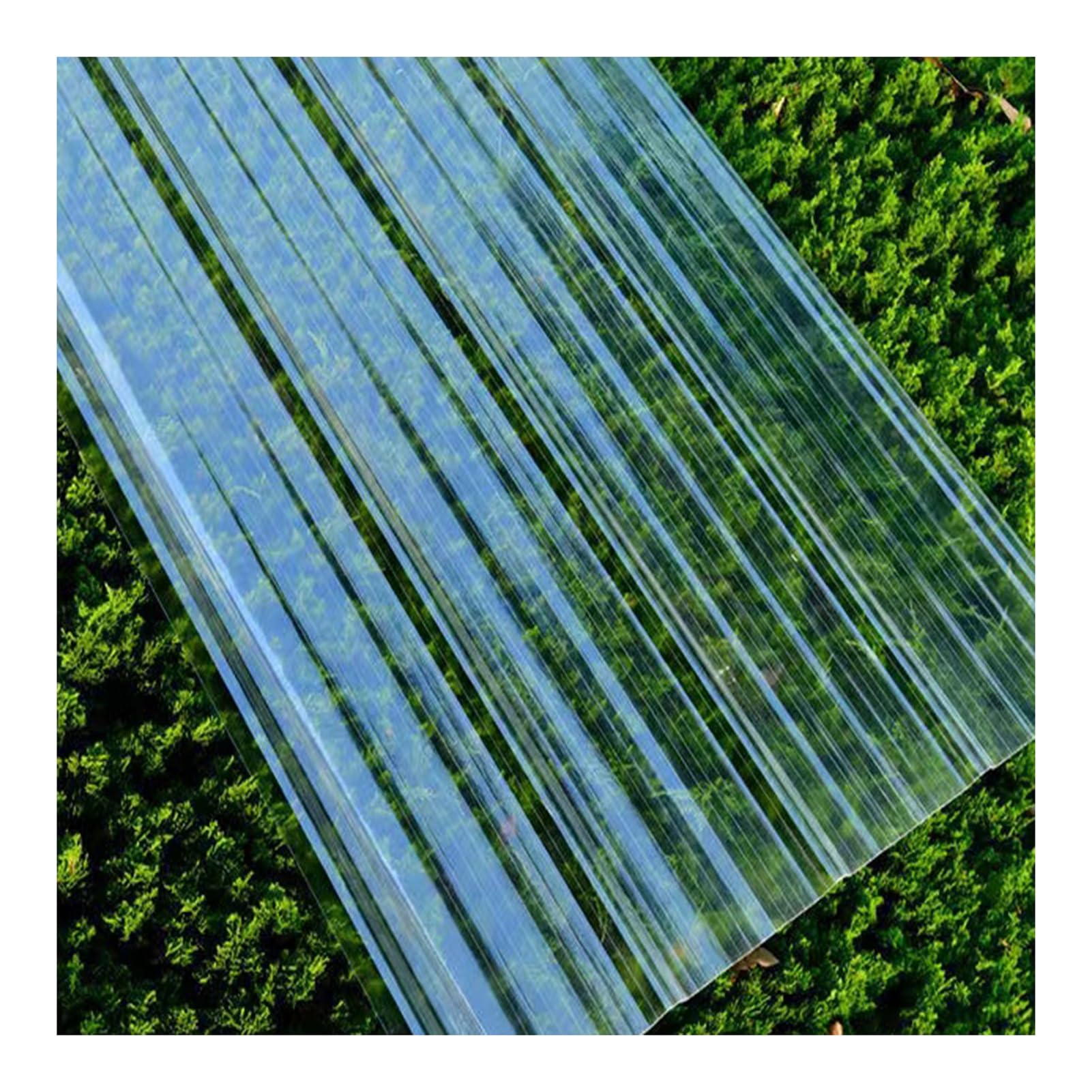 Confezione da 5/8/10pezzi di Pannelli for Copertura Serra in | Termoisolante e trasmittente la luce, facile da tagliare; Adatto for uso esterno, capannoni(100cm-8 pieces,1mm)