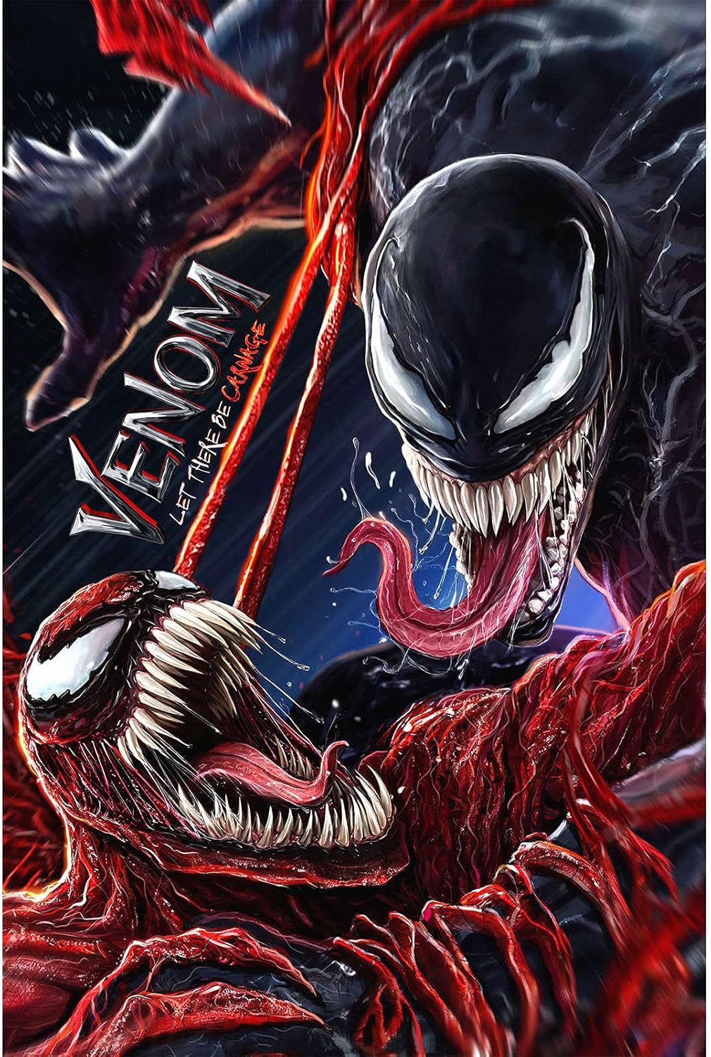 Venom Movie Poster Canvas Wall Art Let There Be Kuwait Ubuy