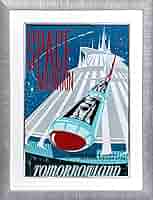 スペースマウンテン　ポスター スペースマウンテン ポスター TDL Spacemountain Poster