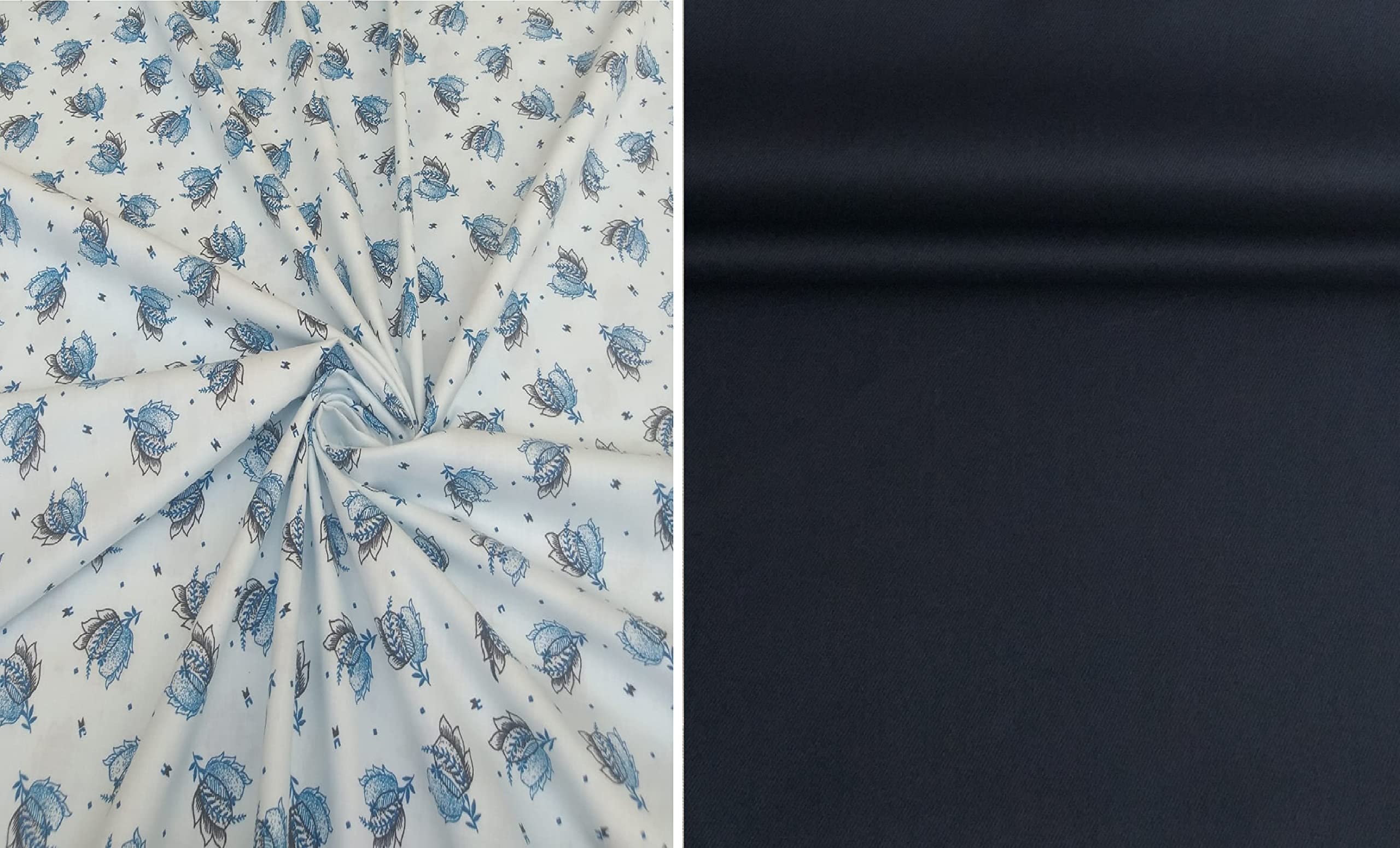 Pri & Su CottLinns Combo of Cotton Printed Shirt 110007 & Trouser Fabric 90004-picture-35