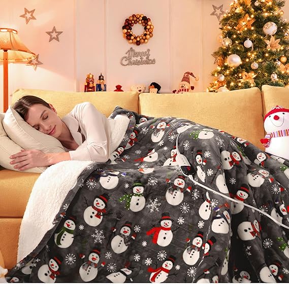 Christmas Soft Cozy Heating Blanket