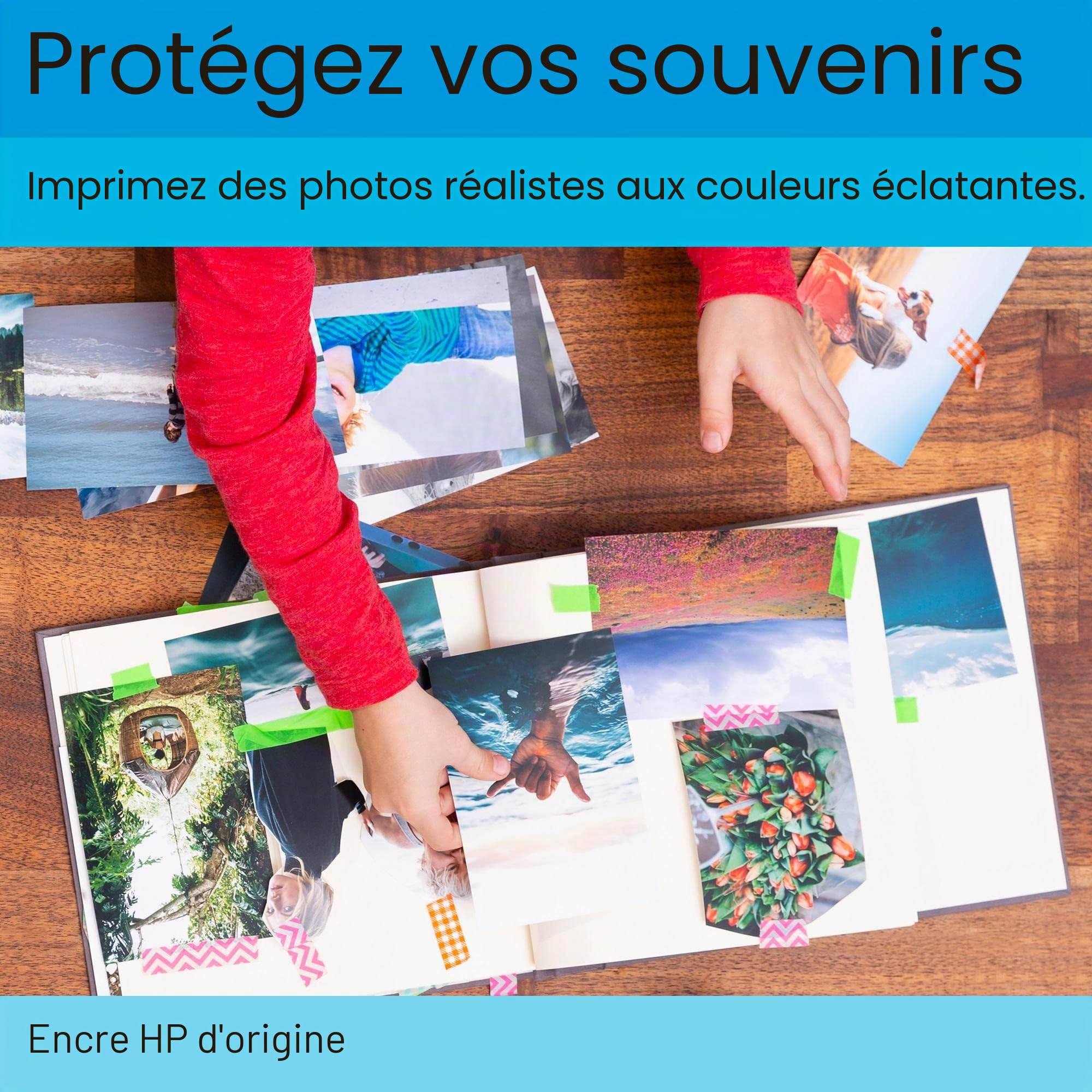 HP 364 Pack de 4 Cartouches d'Encre Cyan, Magenta, Jaune et Noire Authentiques (N9J73AE)