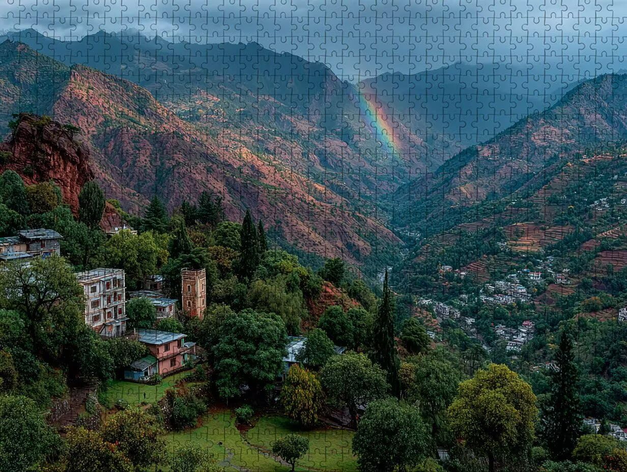 Puzzle Arte con Scatola Pianta, Visualizzazione Puzzle Legno 3000 Pezzi Adulti 122x81cm, Attività di Intrattenimento ad Alta Difficoltà, DIY Classici Gioco, Jigsaw Per Tutta La Famiglia, Q-8916