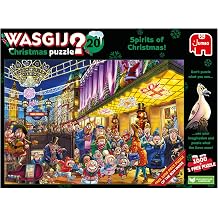 Jumbo, Wasgij, Christmas 20 - Spirit of Christmas!, Unique Collectable Jigsaw Puzzle for Adults, 1,000 Piece