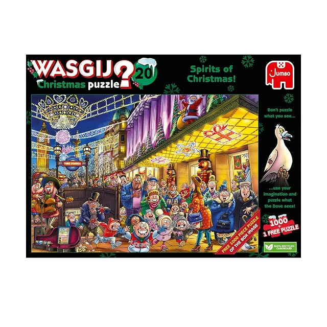 Puzzles 2x1000 pièces Jumbo Wasgij Christmas